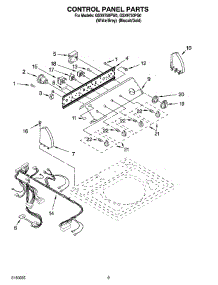 06 - Control Panel Parts parts for Whirlpool Washer GSX9750PW0 from AppliancePartsPros.com