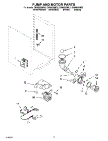 06 - Pump And Motor Parts And Optional Parts (Not Included) parts for Whirlpool Washer GHW9250MT2 from AppliancePartsPros.com