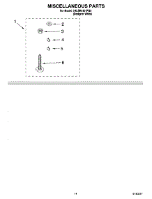 10 - Miscellaneous Parts - Optional Parts (Not Included) parts for Whirlpool Washer 7MLBR4121PQ0 from AppliancePartsPros.com