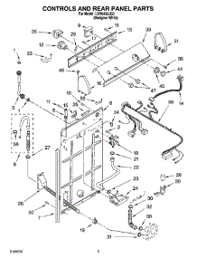 02 - Control And Rear Panel Parts parts for Whirlpool Washer LXR6432JQ3 from AppliancePartsPros.com