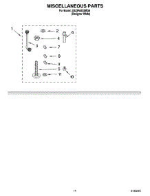 10 - Miscellaneous Parts Optional Parts (Not Included) parts for Whirlpool Washer 3SLSR6233MQ0 from AppliancePartsPros.com