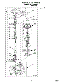 08 - Gearcase Parts parts for Whirlpool Washer 6ALSC8255MW0 from AppliancePartsPros.com