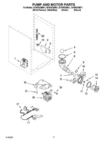 06 - Pump And Motor Parts Optional Parts (Not Included) parts for Whirlpool Washer GHW9250MQ1 from AppliancePartsPros.com
