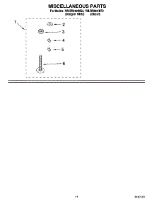 10 - Miscellaneous Parts Optional Parts (Not Included) parts for Whirlpool Washer 7MLBR8444MT2 from AppliancePartsPros.com