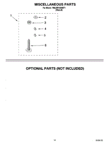 10 - Miscellaneous Parts - Optional Parts (Not Included) parts for Whirlpool Washer 7MLBR7333MT1 from AppliancePartsPros.com