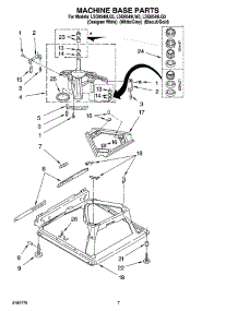 04 - Machine Base Parts parts for Whirlpool Washer LSQ9549LQ3 from AppliancePartsPros.com