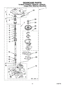 08 - Gearcase Parts parts for Whirlpool Washer LSQ9549LQ3 from AppliancePartsPros.com