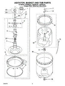 03 - Agitator, Basket And Tub Parts parts for Whirlpool Washer LSQ9549LW3 from AppliancePartsPros.com