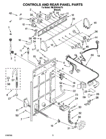 02 - Controls And Rear Panel Parts parts for Whirlpool Washer 7MLSR8544JT6 from AppliancePartsPros.com