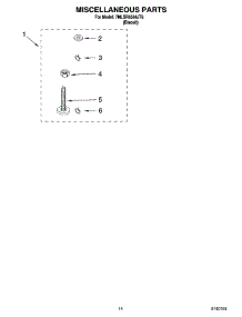 10 - Miscellaneous Parts Optional Parts (Not Included) parts for Whirlpool Washer 7MLSR8544JT6 from AppliancePartsPros.com
