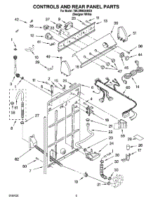 02 - Controls And Rear Panel Parts parts for Whirlpool Washer 7MLSR8534MQ1 from AppliancePartsPros.com