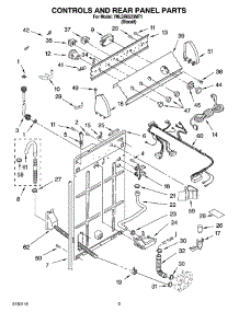 02 - Controls And Rear Panel Parts parts for Whirlpool Washer 7MLSR8523MT1 from AppliancePartsPros.com