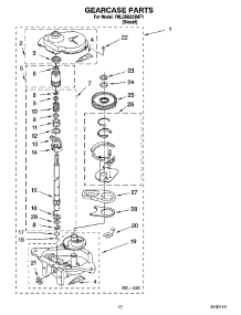 08 - Gearcase Parts parts for Whirlpool Washer 7MLSR8523MT1 from AppliancePartsPros.com