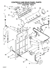 02 - Controls And Rear Panel Parts parts for Whirlpool Washer 7MLSQ8543JT6 from AppliancePartsPros.com