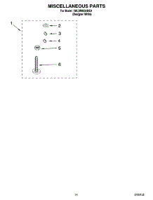 10 - Miscellaneous Parts Optional Parts (Not Included) parts for Whirlpool Washer 7MLSR8534MQ1 from AppliancePartsPros.com