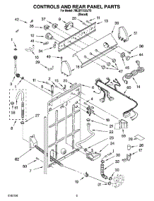 02 - Controls And Rear Panel Parts parts for Whirlpool Washer 7MLSR7533JT6 from AppliancePartsPros.com