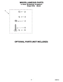 10 - Miscellaneous Parts Optional Parts (Not Included) parts for Whirlpool Washer 7MLSR6232JQ5 from AppliancePartsPros.com