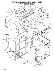 02 - Controls And Rear Panel Parts parts for Whirlpool Washer LSN1000LW2 from AppliancePartsPros.com