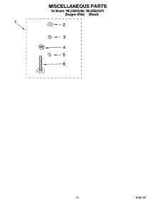 10 - Miscellaneous Parts - Optional Parts (Not Included) parts for Whirlpool Washer 7MLSQ8543JT6 from AppliancePartsPros.com