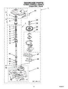 08 - Gearcase Parts parts for Whirlpool Washer LSQ9200LQ2 from AppliancePartsPros.com