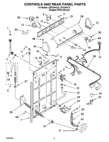 02 - Control And Rear Panel Parts parts for Whirlpool Washer LXR7244JQ2 from AppliancePartsPros.com