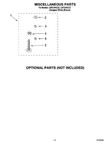 10 - Miscellaneous Parts - Optional Parts (Not Included) parts for Whirlpool Washer LXR7244JT2 from AppliancePartsPros.com
