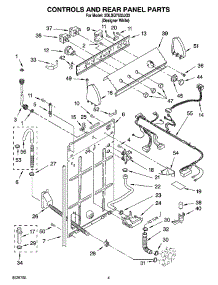 02 - Controls And Rear Panel Parts parts for Whirlpool Washer 2DLSQ7533JQ3 from AppliancePartsPros.com