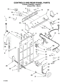 02 - Controls And Rear Panel Parts parts for Whirlpool Washer LSR8433KQ1 from AppliancePartsPros.com