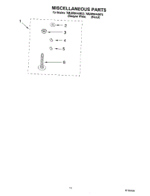 10 - Miscellaneous Parts Optional Parts (Not Included) parts for Whirlpool Washer 7MLBR8444MT0 from AppliancePartsPros.com