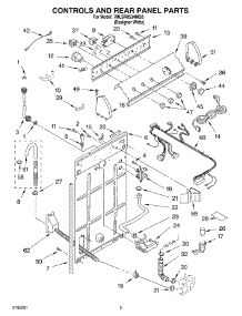 02 - Controls And Rear Panel Parts parts for Whirlpool Washer 7MLSR8534MQ0 from AppliancePartsPros.com
