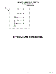 10 - Miscellaneous Parts Optional Parts (Not Included) parts for Whirlpool Washer 2DLXR7244MQ1 from AppliancePartsPros.com
