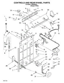 02 - Controls And Rear Panel Parts parts for Whirlpool Washer LSR8444LQ1 from AppliancePartsPros.com
