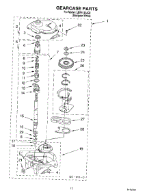08 - Gearcase Parts parts for Whirlpool Washer LBR4132JQ2 from AppliancePartsPros.com