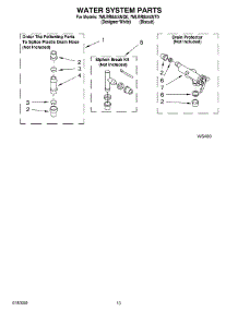 09 - Water System Parts parts for Whirlpool Washer 7MLBR8444MQ0 from AppliancePartsPros.com