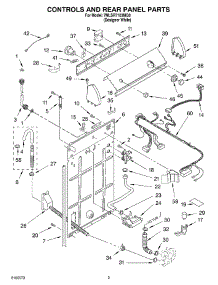 02 - Controls And Rear Panel Parts parts for Whirlpool Washer 7MLSR7103MQ0 from AppliancePartsPros.com