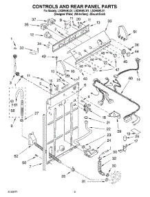 02 - Controls And Rear Panel Parts parts for Whirlpool Washer LSQ9549LW1 from AppliancePartsPros.com