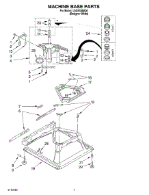 04 - Machine Base Parts parts for Whirlpool Washer LSQ7030MQ0 from AppliancePartsPros.com