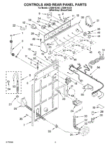 02 - Controls And Rear Panel Parts parts for Whirlpool Washer LSQ9610LG0 from AppliancePartsPros.com