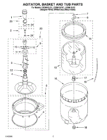 03 - Agitator, Basket And Tub Parts parts for Whirlpool Washer LSQ9010LG1 from AppliancePartsPros.com