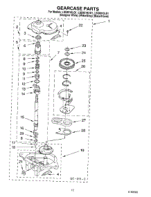 08 - Gearcase Parts parts for Whirlpool Washer LSQ9010LG1 from AppliancePartsPros.com