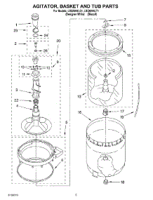 03 - Agitator, Basket And Tub Parts parts for Whirlpool Washer LSQ9200LQ1 from AppliancePartsPros.com