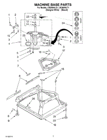 04 - Machine Base Parts parts for Whirlpool Washer LSQ9200LQ1 from AppliancePartsPros.com