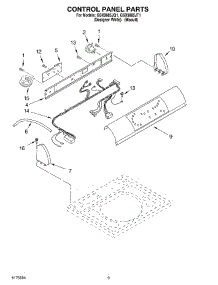 06 - Control Panel Parts parts for Whirlpool Washer GSX9885JQ1 from AppliancePartsPros.com