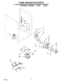 06 - Pump And Motor Parts Optional Parts (Not Included) parts for Whirlpool Washer GHW9250MQ0 from AppliancePartsPros.com