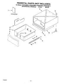 07 - Pedestal Parts (Not Included) parts for Whirlpool Washer GHW9250MQ0 from AppliancePartsPros.com