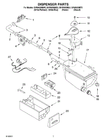 04 - Dispenser Parts parts for Whirlpool Washer GHW9250MT0 from AppliancePartsPros.com
