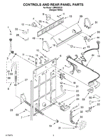 02 - Controls And Rear Panel Parts parts for Whirlpool Washer LSR5232LQ1 from AppliancePartsPros.com