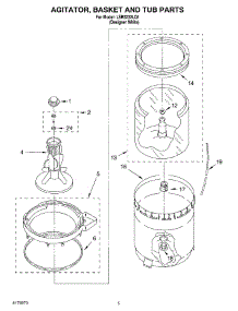 03 - Agitator, Basket And Tub Parts parts for Whirlpool Washer LSR5232LQ1 from AppliancePartsPros.com