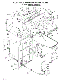 02 - Controls And Rear Panel Parts parts for Whirlpool Washer LSN2000LW1 from AppliancePartsPros.com