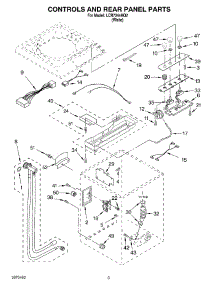 02 - Controls And Rear Panel Parts parts for Whirlpool Washer LCR7244HQ2 from AppliancePartsPros.com